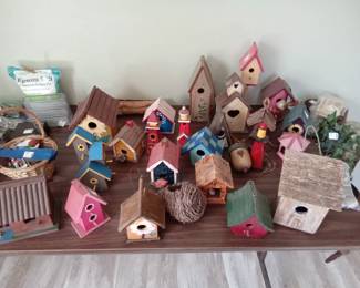 Oh, my birdhouses