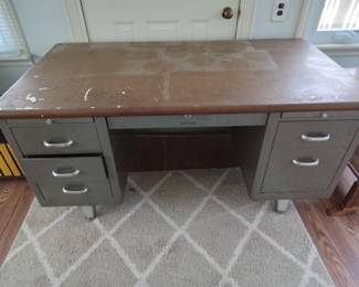 Metal desk