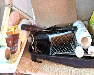 VARIOUS PAINTING SUPPLIES