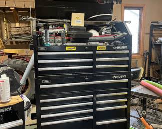 Husky tool chests-filled with tools!