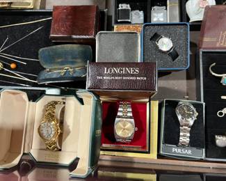 Watches-Seiko, Longines, Pulsar, Mickey Mouse +