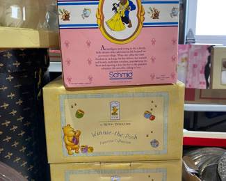 Royal Doulton Winne the Pooh and Schmid Beauty and the Beast