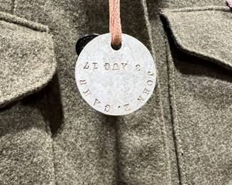 WWI Uniform and Dog Tags