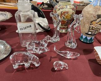 Baccarat Glass Animals
