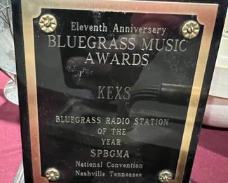 Bluegrass Music Awards Trophy