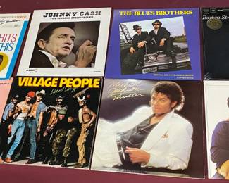 Vinyl Records-Village People, Michael Jackson