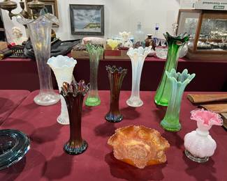 Gorgeous art glass vases