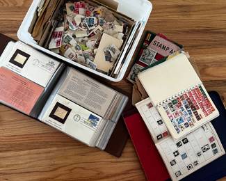 Large stamp collection 