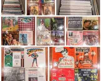 Over Three Hundred Vintage Vinyl Records