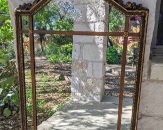 Ornate Antique Parlor Mirror