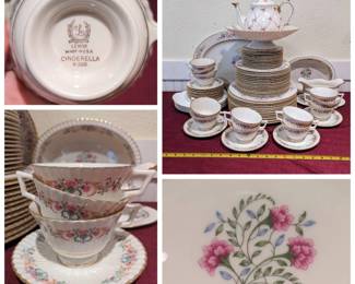 Sixty Eight Piece Lenox Cinderella V308 Floral China Set And More