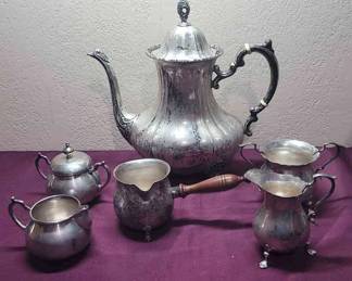 Sterling Teapot Accessories