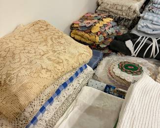 Linens (sheets, pillows, towels, table cloths and more)