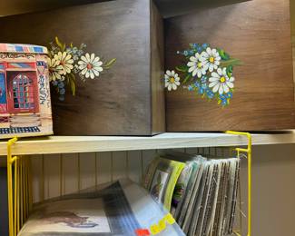 Vintage sewing boxes