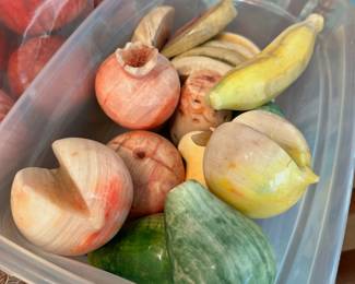 Marble stone fruits