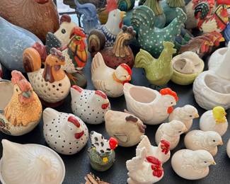Chicken Decor and figurines