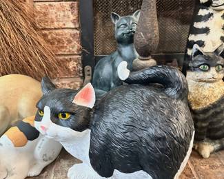 Large Cat Figurines