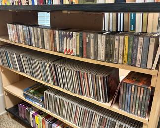 Tape cassettes, CD’s, VHS tapes