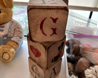 Wooden blocks