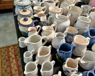Pitchers, teapots and creamers