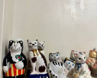 Cat salt and pepper shakers