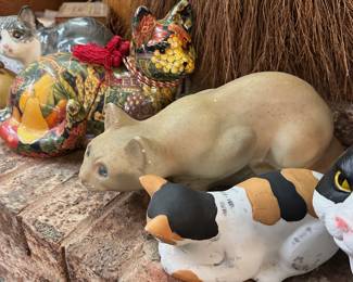 Large Cat Figurines