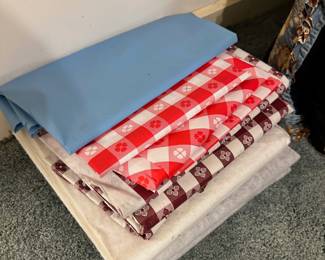 Linens (sheets, pillows, towels, table cloths and more)