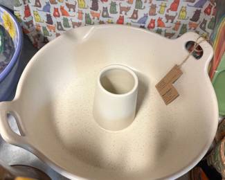 World Market vertical roasting dish