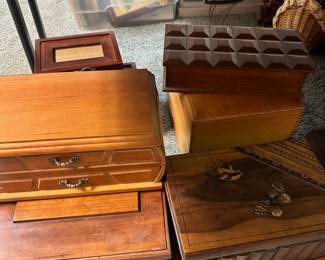 Wooden boxes