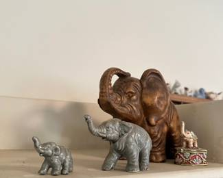 Elephant figurines