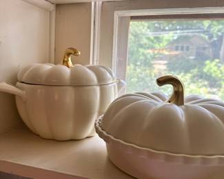 World Market Pumpkin dishes