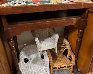 Wooden child’s desk