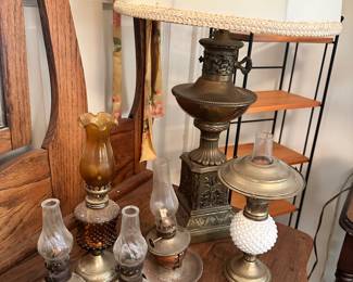 Oil lamps, table lamp