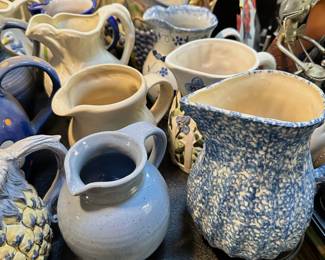 Pitchers, teapots and creamers