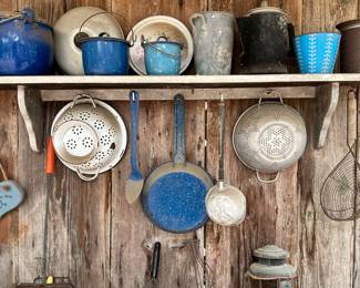 Enamel kitchen items
