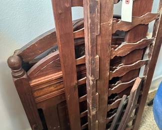 Antique baby crib