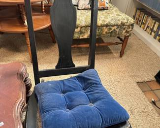 Wooden rocking chair