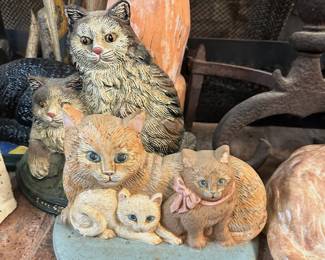 Large Cat Figurines