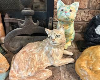 Large Cat Figurines