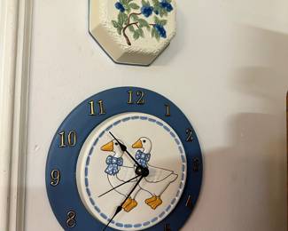 Wall Art, duck clock