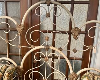Wrought iron bed fram