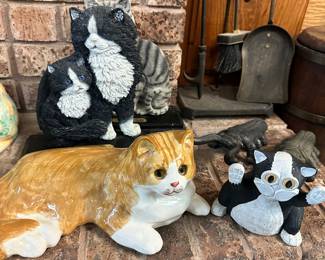 Large Cat Figurines