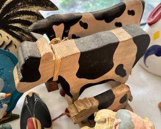 Wooden cows