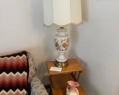 MidCentury Lamp Step Table