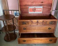 Vintage Ross Cedar Chest With Bottom Drawer Amazing Condition