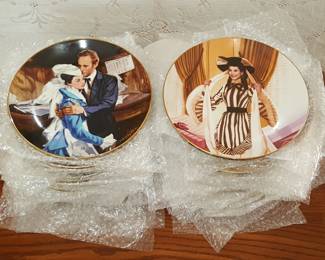 32 Gone With the Wind Collector Plates