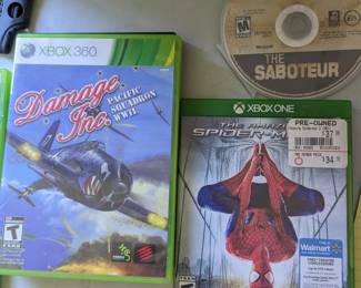 Xbox 360 Damage Inc. Pacific Squadron WWII, Spiderman for Xbox 360