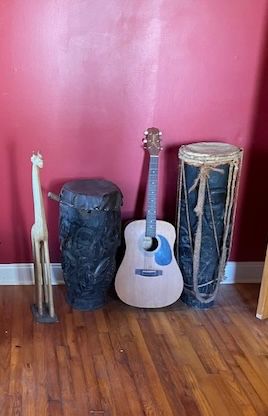Autistic Guitar and leather drums 