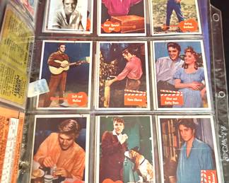 Vintage Elvis Presley Collector Edition Cards from the 1950’s