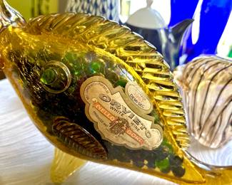 Orvieto wine fish decanter 